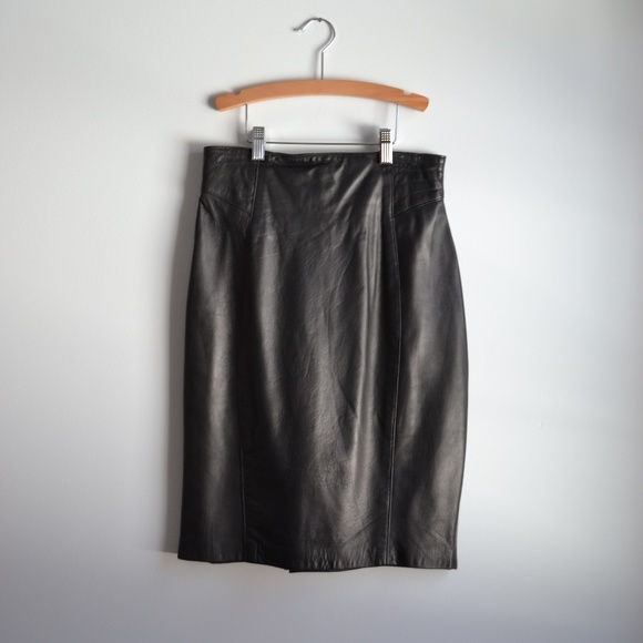 Maxima Dresses & Skirts - • MAXIMA LEATHER PENCIL SKIRT •